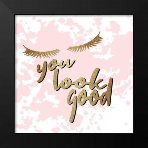 Hello Diva 5 Black Modern Wood Framed Art Print by Allen, Kimberly