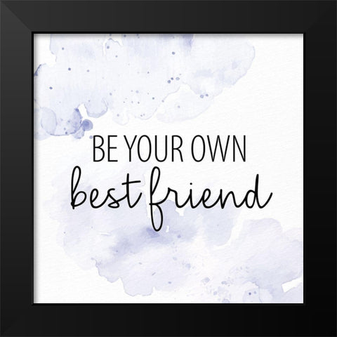 Bestfriend Black Modern Wood Framed Art Print by Allen, Kimberly