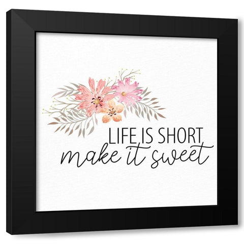 Short Black Modern Wood Framed Art Print by Allen, Kimberly