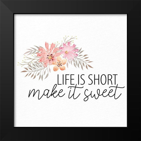 Short Black Modern Wood Framed Art Print by Allen, Kimberly