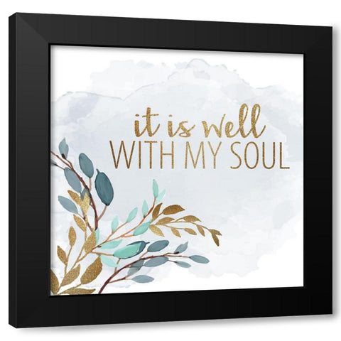 What Matters 3 Black Modern Wood Framed Art Print by Allen, Kimberly