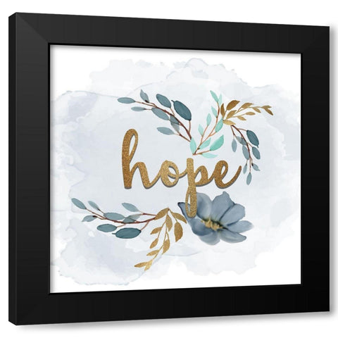 What Matters 5 Black Modern Wood Framed Art Print with Double Matting by Allen, Kimberly