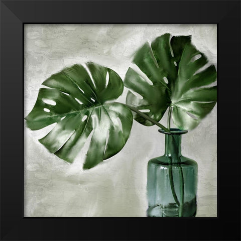 Palm Vase Black Modern Wood Framed Art Print by Allen, Kimberly