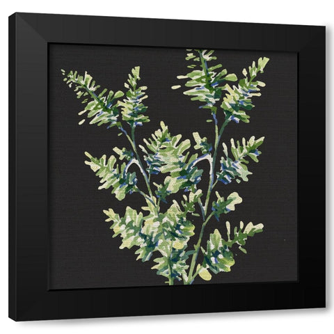 Black Greens 2 Black Modern Wood Framed Art Print by Allen, Kimberly