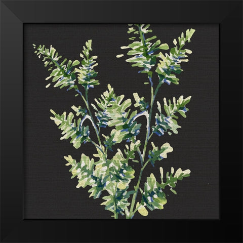 Black Greens 2 Black Modern Wood Framed Art Print by Allen, Kimberly