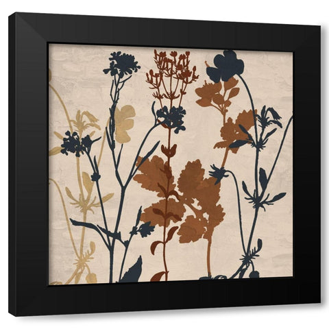 Fall 1 Black Modern Wood Framed Art Print by Allen, Kimberly