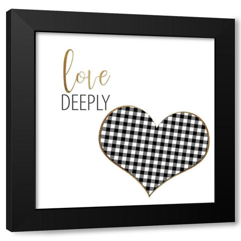 Little Moments 5 Black Modern Wood Framed Art Print by Allen, Kimberly
