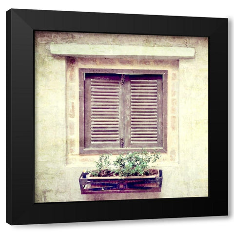Window View Black Modern Wood Framed Art Print by Allen, Kimberly