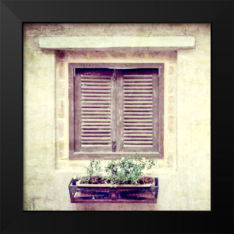 Window View Black Modern Wood Framed Art Print by Allen, Kimberly