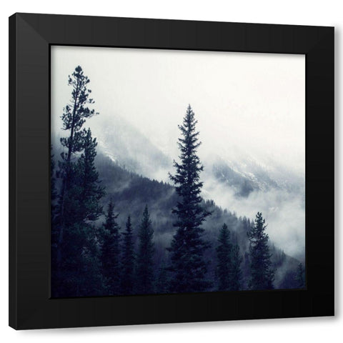 Mountain Heights 1 Black Modern Wood Framed Art Print with Double Matting by Allen, Kimberly