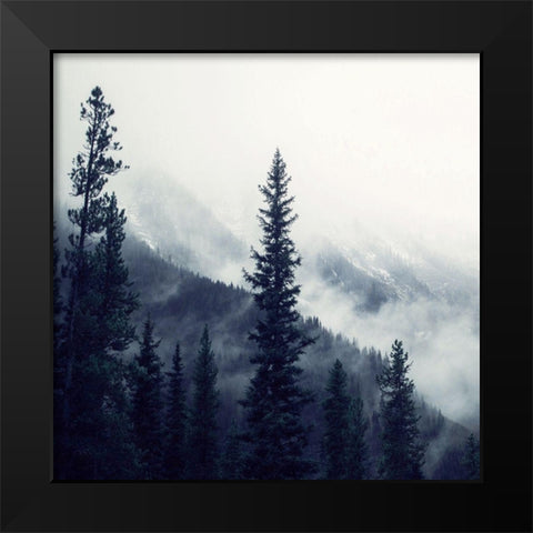Mountain Heights 1 Black Modern Wood Framed Art Print by Allen, Kimberly