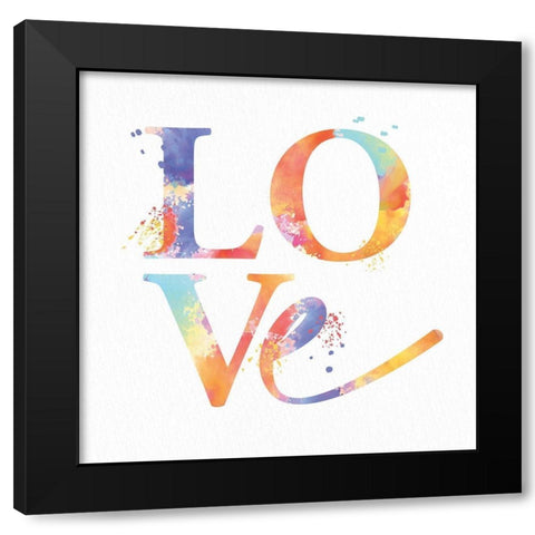 Eat 3 Black Modern Wood Framed Art Print by Allen, Kimberly