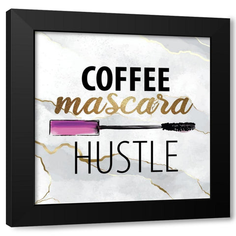 Drink the Coffee 2 Black Modern Wood Framed Art Print by Allen, Kimberly