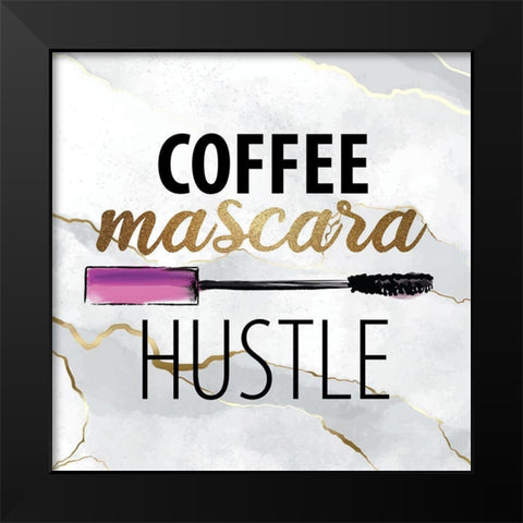 Drink the Coffee 2 Black Modern Wood Framed Art Print by Allen, Kimberly