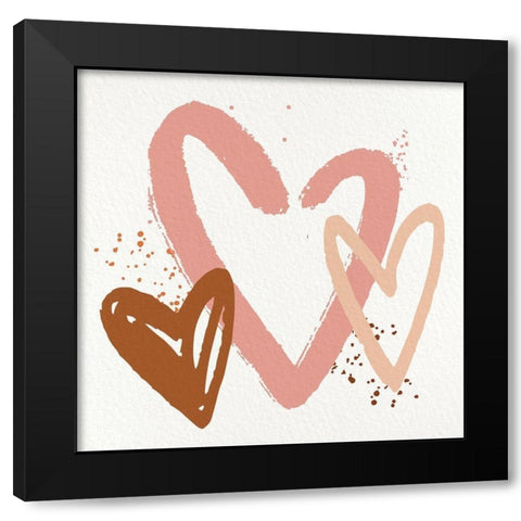 Hopeful 2 V3 Black Modern Wood Framed Art Print with Double Matting by Allen, Kimberly