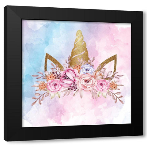 So Loved 4 Black Modern Wood Framed Art Print by Allen, Kimberly