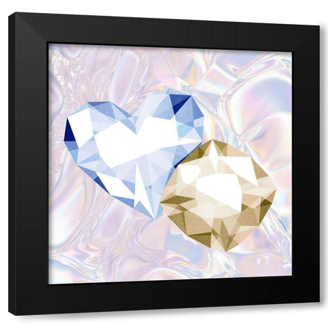 So Loved 5 Black Modern Wood Framed Art Print by Allen, Kimberly