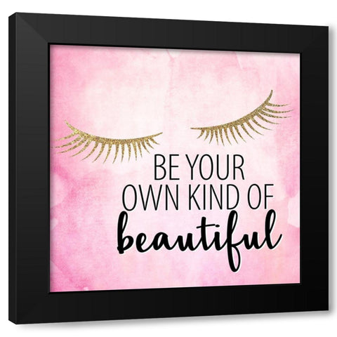 Hello Happy 3 Black Modern Wood Framed Art Print with Double Matting by Allen, Kimberly