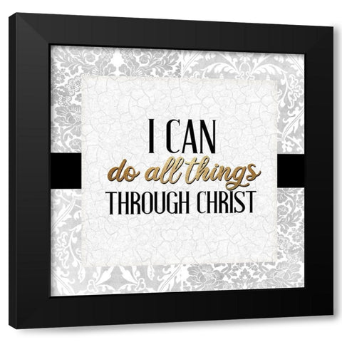 I Am 2 Black Modern Wood Framed Art Print by Allen, Kimberly