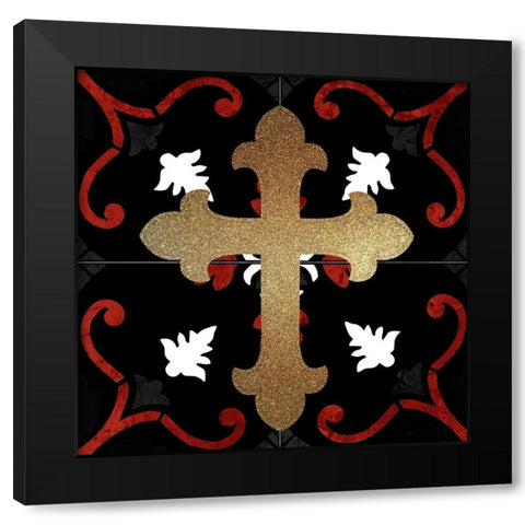 Serve 2 Black Modern Wood Framed Art Print by Allen, Kimberly