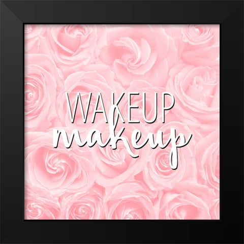 Roses 3 V2 Black Modern Wood Framed Art Print by Allen, Kimberly