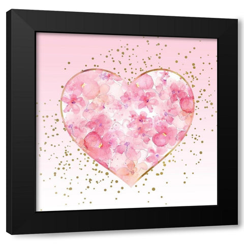 Let Go 3 Black Modern Wood Framed Art Print with Double Matting by Allen, Kimberly