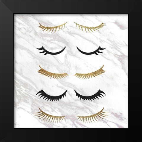 Art Makeup 2 Black Modern Wood Framed Art Print by Allen, Kimberly