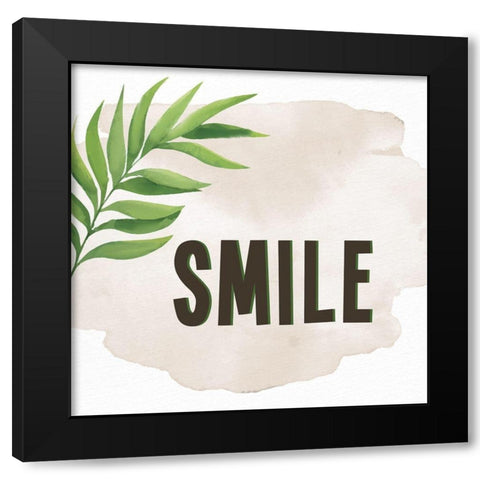 Smile Laugh Play 1 Black Modern Wood Framed Art Print by Allen, Kimberly