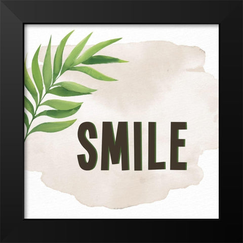 Smile Laugh Play 1 Black Modern Wood Framed Art Print by Allen, Kimberly