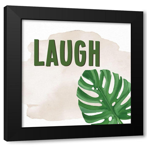 Smile Laugh Play 2 Black Modern Wood Framed Art Print by Allen, Kimberly