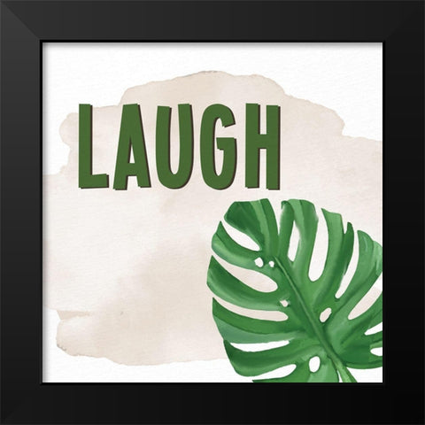 Smile Laugh Play 2 Black Modern Wood Framed Art Print by Allen, Kimberly