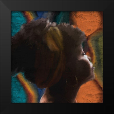 Renew Black Modern Wood Framed Art Print by Allen, Kimberly