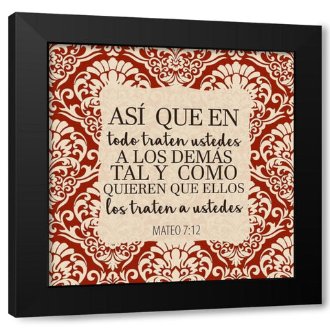 Hacer 2 Black Modern Wood Framed Art Print with Double Matting by Allen, Kimberly