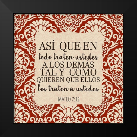 Hacer 2 Black Modern Wood Framed Art Print by Allen, Kimberly