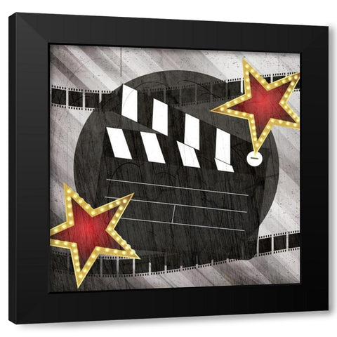 At the Movies 3 Black Modern Wood Framed Art Print with Double Matting by Allen, Kimberly