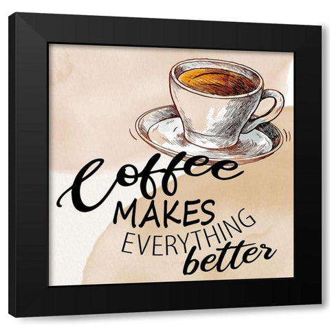 All You Need 2 Black Modern Wood Framed Art Print with Double Matting by Allen, Kimberly