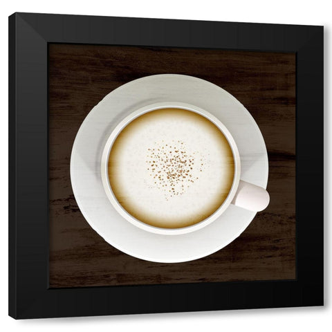 Coffee Time 3 Black Modern Wood Framed Art Print with Double Matting by Allen, Kimberly