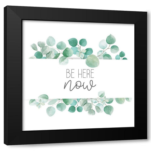 Eucalyptus Mood 2 Black Modern Wood Framed Art Print by Allen, Kimberly