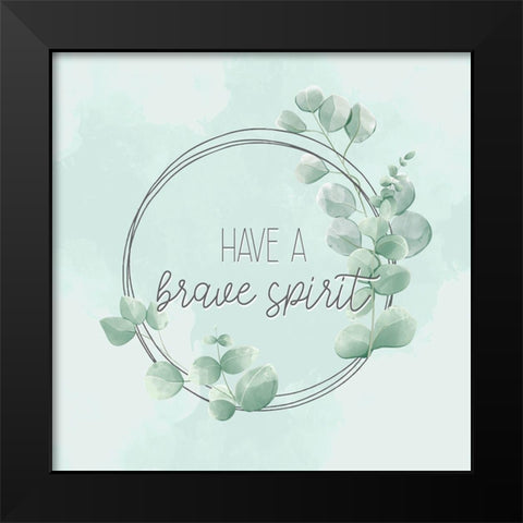 Eucalyptus Mood 6 Black Modern Wood Framed Art Print by Allen, Kimberly
