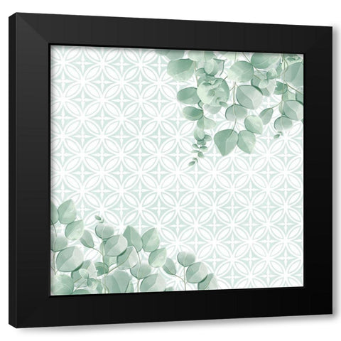 Eucalyptus Mood 8 Black Modern Wood Framed Art Print with Double Matting by Allen, Kimberly