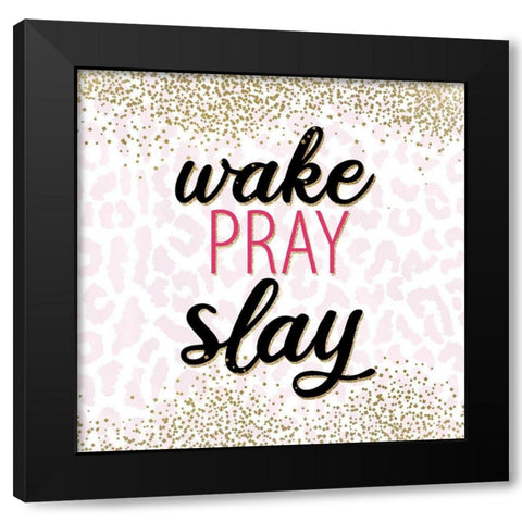 Believe Sparkle 3 Black Modern Wood Framed Art Print by Allen, Kimberly