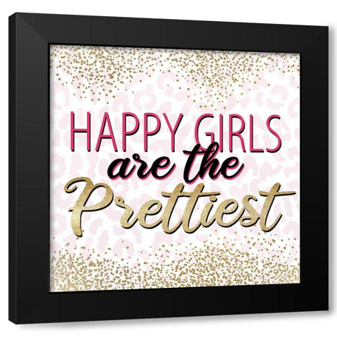 Believe Sparkle 4 Black Modern Wood Framed Art Print by Allen, Kimberly