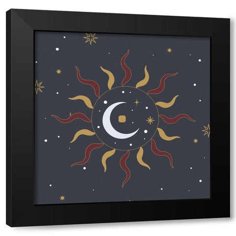 Mystic Blue 2 Black Modern Wood Framed Art Print by Allen, Kimberly