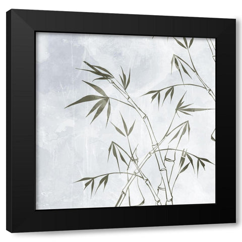 Bamboo 2 Black Modern Wood Framed Art Print by Allen, Kimberly