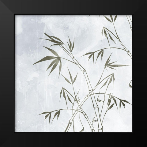 Bamboo 2 Black Modern Wood Framed Art Print by Allen, Kimberly