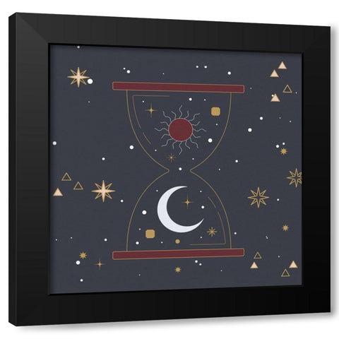 Mystic Blue 3 Black Modern Wood Framed Art Print by Allen, Kimberly