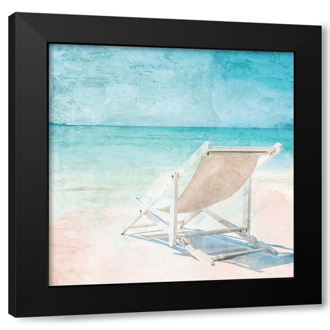 At the Shore Black Modern Wood Framed Art Print by Allen, Kimberly