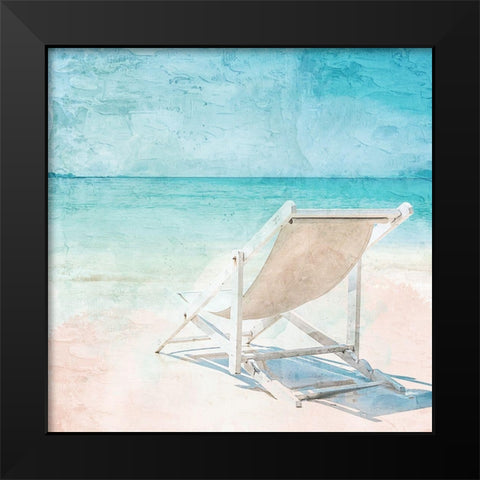 At the Shore Black Modern Wood Framed Art Print by Allen, Kimberly