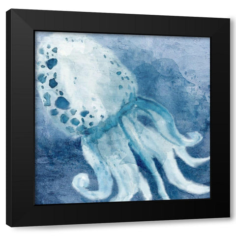Deep Sea 1 Black Modern Wood Framed Art Print by Allen, Kimberly