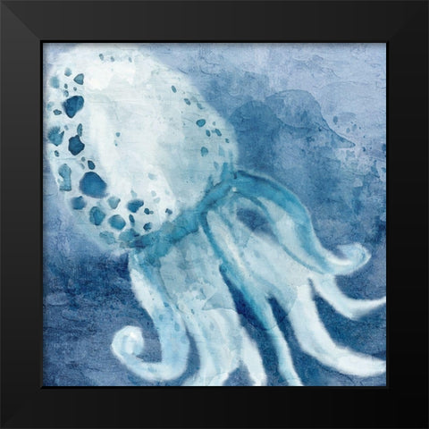 Deep Sea 1 Black Modern Wood Framed Art Print by Allen, Kimberly